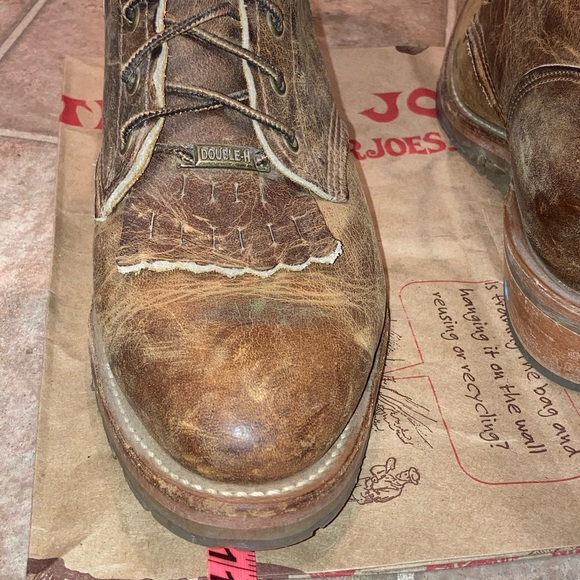 Double H Men’s Lace up Boots - Picture 11 of 11